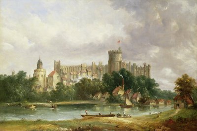 Windsor Castle: From the Thames by Alfred Gomersal Vickers